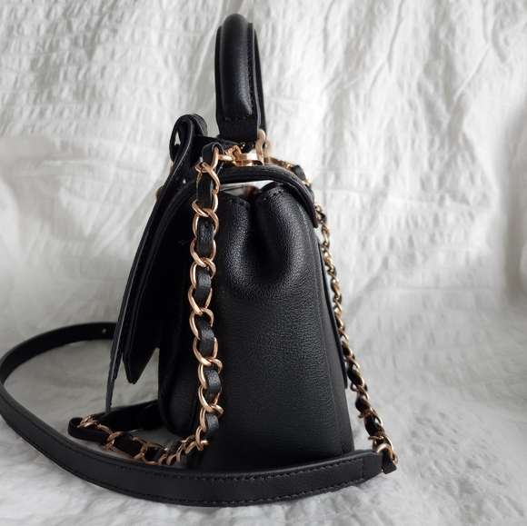 Jill by JillStuart Bonnie Quilted Mini Satchel Bag in Black - Picture 2 of 8